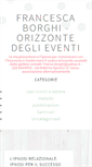 Mobile Screenshot of francescaborghi.it